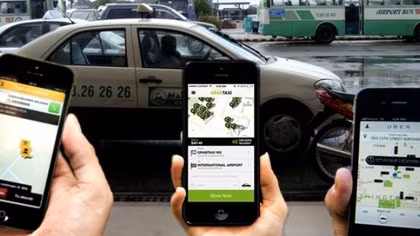 Taxi cạnh tranh thiếu công bằng, doanh nghiệp trong nước lao đao