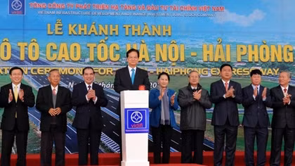 Khánh thành đường cao tốc Hà Nội - Hải Phòng