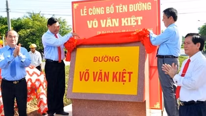 Trà Vinh đặt tên đường Võ Nguyên Giáp