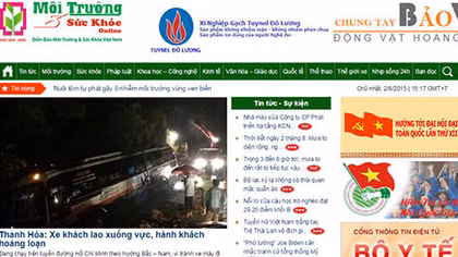 Tạp chí Môi trường và Sức khỏe bị phạt và thu hồi tên miền