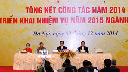 Thủ tướng dự Hội nghị triển khai nhiệm vụ 2015 ngành Nội vụ