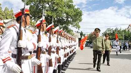 Bộ trưởng Trần Đại Quang thăm và làm việc tại Ninh Thuận 