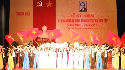 Kỷ niệm 110 năm ngày sinh Tổng Bí thư Hà Huy Tập 