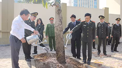 Thứ trưởng Thường trực Đặng Văn Hiếu dự “Tết trồng cây đời đời nhớ ơn Bác Hồ” tại Hòa Bình