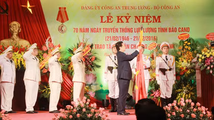 Lực lượng Tình báo CAND lần thứ 3 được tặng thưởng Huân chương Hồ Chí Minh