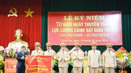  Công an các địa phương kỷ niệm 70 năm Ngày truyền thống lực lượng CSGT