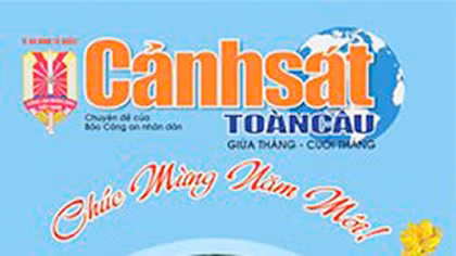 Chuyên đề Cảnh sát toàn cầu- Báo CAND được trao giải bìa báo Xuân ấn tượng 2016