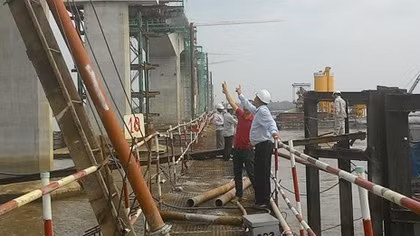 Công trình cầu Cổ Chiên sẽ hoàn thành đúng tiến độ 