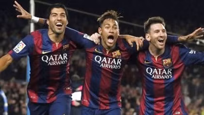 Bộ 3 Messi-Neymar-Suarez làm nên chiến thắng 3-1 cho Barcelona