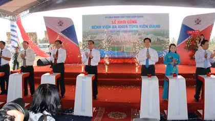 Lãnh đạo Đảng, Chính phủ phát lệnh khởi công nhiều công trình phúc lợi tại Kiên Giang