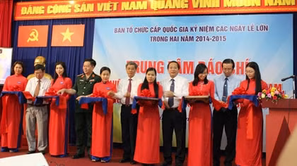 Ra mắt Trung tâm Báo chí phục vụ Đại lễ 30-4
