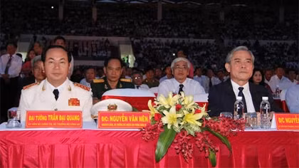 Bộ trưởng Trần Đại Quang dự Lễ kỷ niệm 40 năm Ngày giải phóng miền Nam, thống nhất đất nước tại tỉnh Tây Ninh