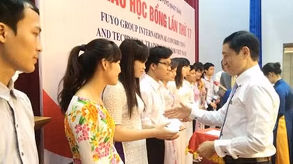 Trao học bổng FUYO năm 2014 cho 80 sinh viên xuất sắc nhất cả nước