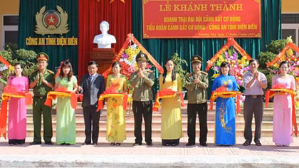 Khánh thành doanh trại Đại đội CSCĐ tại huyện Mường Nhé
