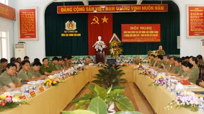 Hội nghị công tác xây dựng lực lượng CAND các tỉnh miền Trung, Tây Nguyên