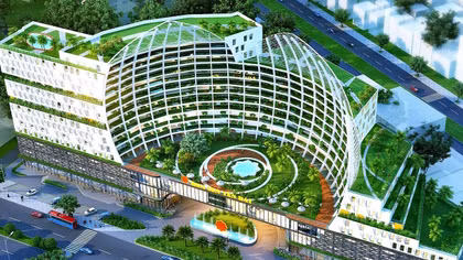 Khởi công khu trung tâm thương mại pha lẫn vẻ đẹp núi rừng Tây Bắc và biểu tượng Hoa Sen