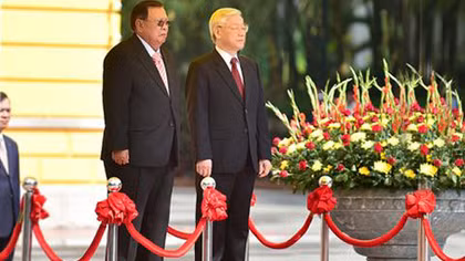 Tổng Bí thư, Chủ tịch nước Lào kết thúc tốt đẹp chuyến thăm hữu nghị chính thức Việt Nam
