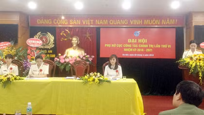 Đại hội Phụ nữ Cục Công tác Chính trị nhiệm kỳ 2016-2021