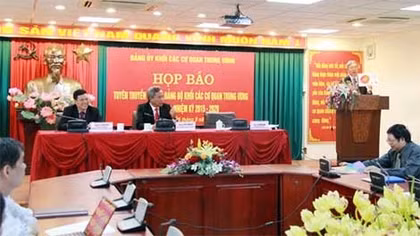 Chuẩn bị Đại hội Đảng bộ Khối các cơ quan Trung ương