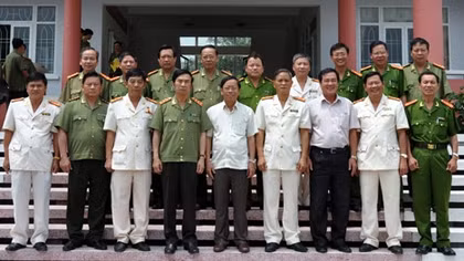 Thứ trưởng Thường trực Đặng Văn Hiếu thăm và làm việc tại Công an tỉnh Quảng Nam