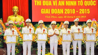 Tổ chức Đại hội thi đua 'Vì an ninh Tổ quốc'