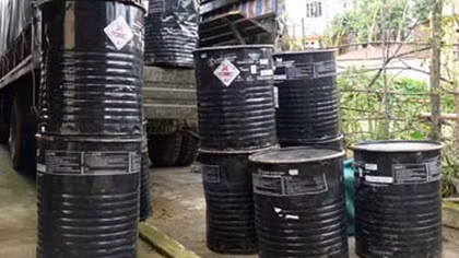 Bắt đối tượng vận chuyển 400kg chất độc cyanua