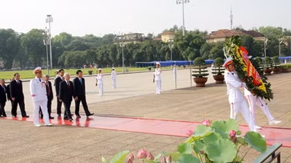 Lãnh đạo Đảng, Nhà nước vào Lăng viếng Chủ tịch Hồ Chí Minh