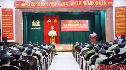 Công an tỉnh Nghệ An: Triển khai Chỉ thị 46 của Bộ Chính trị
