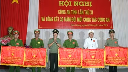 Công an tỉnh Hậu Giang triển khai nhiệm vụ công tác năm 2015