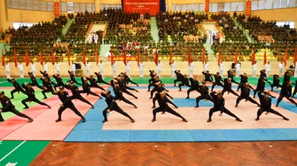 2.000 thanh niên Công an tham gia Hội thi bắn súng, võ thuật năm 2015