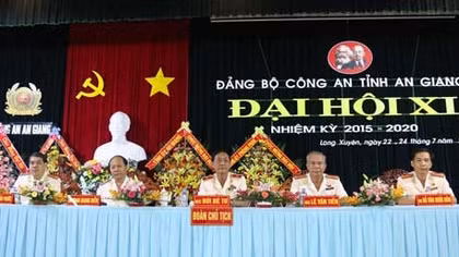 Đại hội đại biểu Đảng bộ Công an tỉnh An Giang