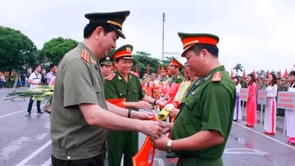Bộ trưởng Trần Đại Quang dự Lễ khai mạc Chung kết Hội thi thể thao nghiệp vụ chữa cháy và cứu nạn