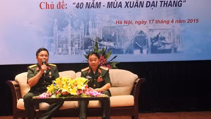 Gặp gỡ, giao lưu nhân chứng lịch sử “ 40 năm - Mùa xuân đại thắng”