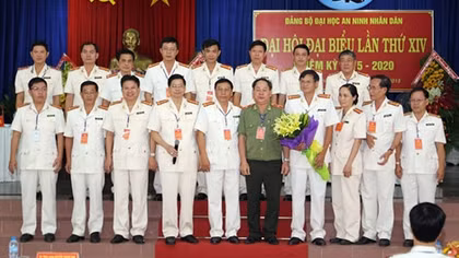 Đại hội Đảng bộ Đại học ANND, nhiệm kỳ 2015-2020