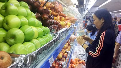 Siêu thị TP HCM không bán trái cây đông lạnh đóng gói của Trung Quốc