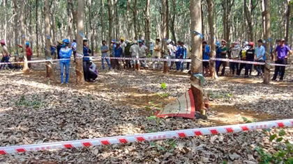 Một thiếu nữ chết bất thường trong vườn cao su