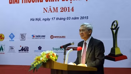65 doanh nghiệp được trao Giải thưởng Chất lượng Quốc gia 2014