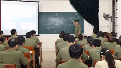 Thông báo tuyển dụng công dân vào làm cán bộ, giáo viên Học viện ANND