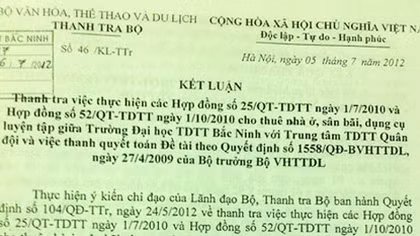 Quy định nguyên tắc thực hiện kết luận thanh tra
