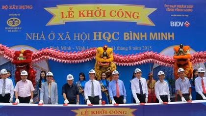 Khởi công dự án nhà ở xã hội HQC Bình Minh