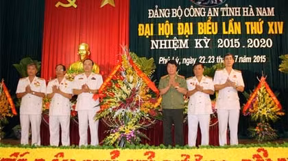 Đại hội đại biểu Đảng bộ Công an tỉnh Hà Nam