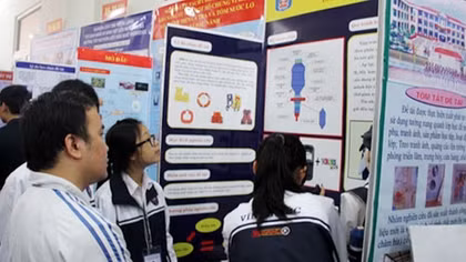 371 học sinh trung học tham dự cuộc thi khoa học kỹ thuật cấp quốc gia