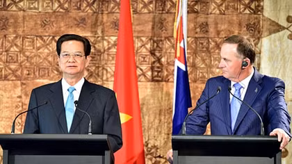 Thủ tướng Việt Nam hội đàm với Thủ tướng New Zealand