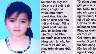 Vụ bé 8 tuổi mất tích, tìm thấy xác ở Campuchia: Có tin nhắn tống tiền