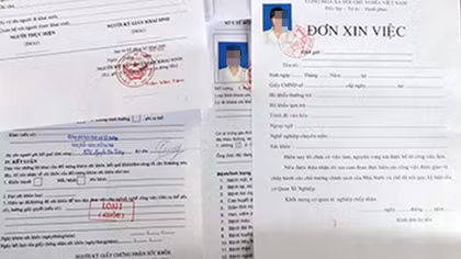 Chủ tiệm chụp hình làm giả hồ sơ xin việc