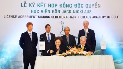 Mở Học viện Golf Jack Nicklaus độc quyền đào tạo golf thủ chuyên nghiệp