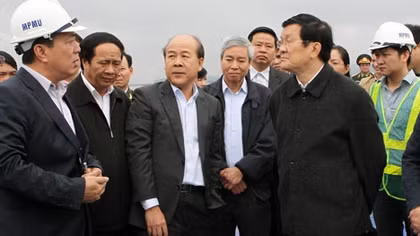 Chủ tịch nước Trương Tấn Sang làm việc tại Hải Phòng