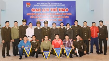 Giao lưu thể thao các đơn vị cơ sở Đoàn khối cơ quan Tổng cục Chính trị CAND