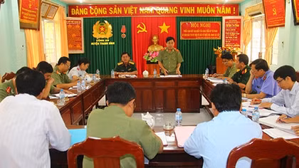 Giám đốc Công an Đồng Tháp kiểm tra công tác đảm bảo bầu cử