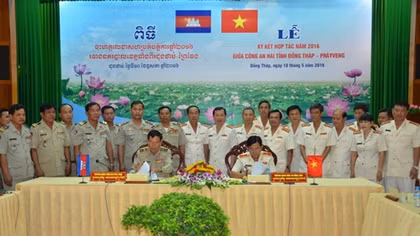 Công an Đồng Tháp ký kết thỏa thuận đảm bảo ANTT khu vực biên giới